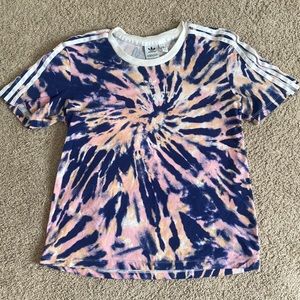 TIE DIE ADIDAS T SHIRT SIZE M